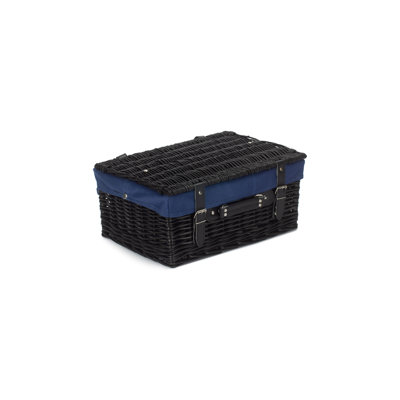 Wicker Hamper Basket with Lining