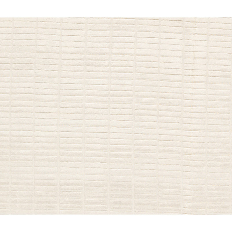 Striped Area Rug in Ivory, Rectangle 6' x 7'9"