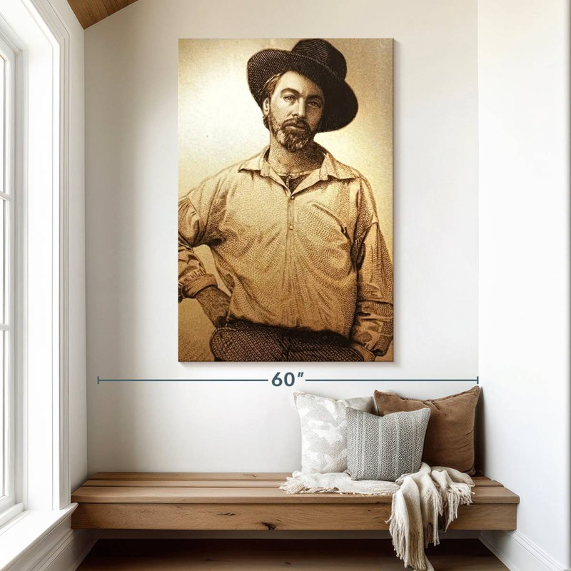 Leisha Young Walt Whitman, H 51 po x l 34 po