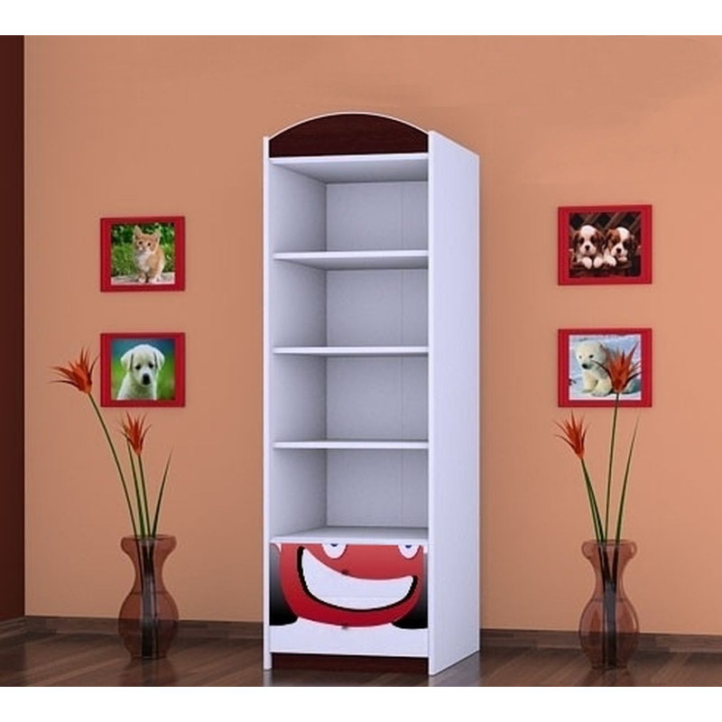Zev 1 Door Wardrobe, Black