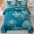 3 Pieces Floral Printed Quilt Set All Season Lightweight Bedspread Set with Shams-122256912-122256924