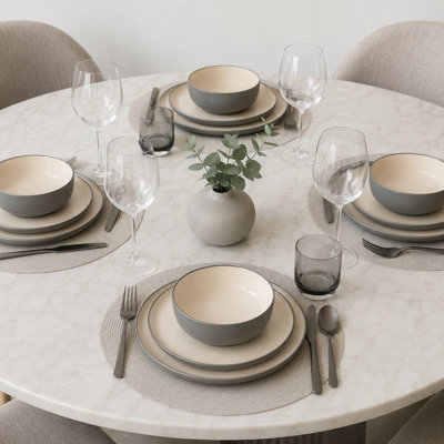 Stoneware Dinnerware - Service for 4