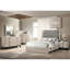 Meuble de chambre à coucher de style moderne avec commode 1 pièce seulement avec poignées à 6 tiroirs et plateau en faux marbre