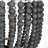 Boho Rustic 3-Light Black Bead Pendant Lighting