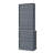 Modern 83.7Inch High Kitchen Pantry, Freestanding Tall Kitchen Hutch With Faux Marble Top,Cupboard Cabinet With 5 Storage Drawers And Adjustable Shelf, Set Of 2-1917111046