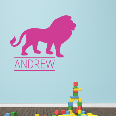 Adhésif décoratif lion