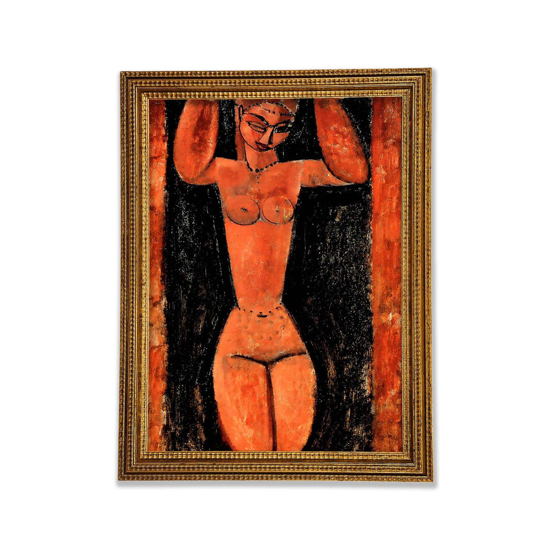 Karyatide 3 von Modigliani - Einzelne Bilderrahmen Kunstdrucke