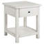 Table de bout en bois vieilli avec 1 tiroir Castleton-129206737