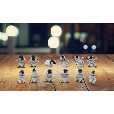 12 pièces de mini-pingouin H 2,5 po mini-pingouin