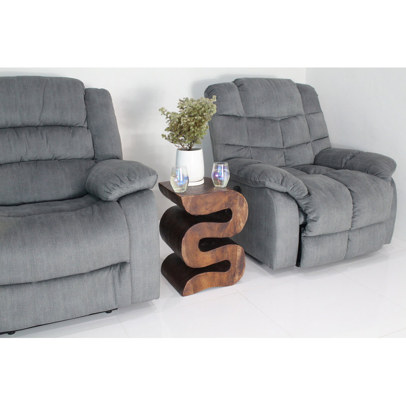Table de bout Harison, Bois brun foncé, H 20 po x l 14 po x P 12 po