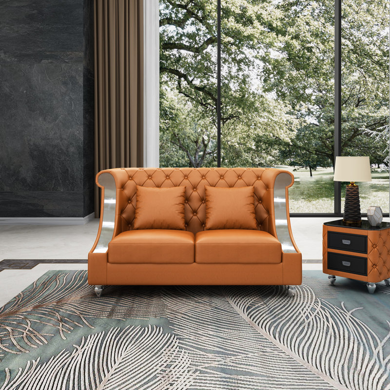 Mayfair Loveseat, Cognac