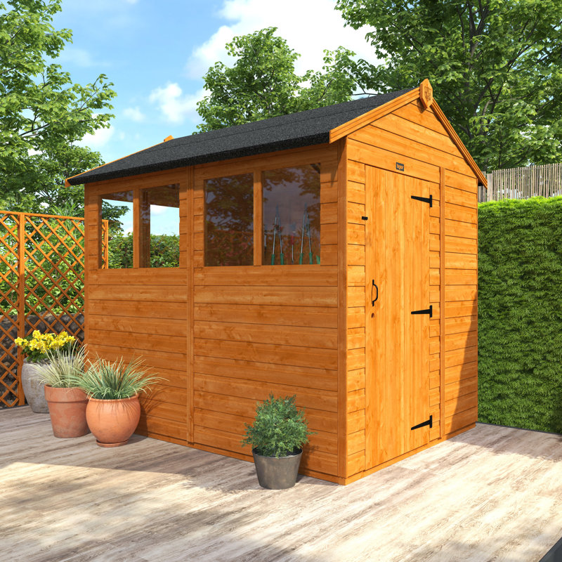 8x6w TigerFlex® Sunlit Apex Shed