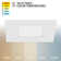 Lotos 6in LED White Square Recessed Light Kit With 5 Colour Temperature (CCT) Selectable Switch