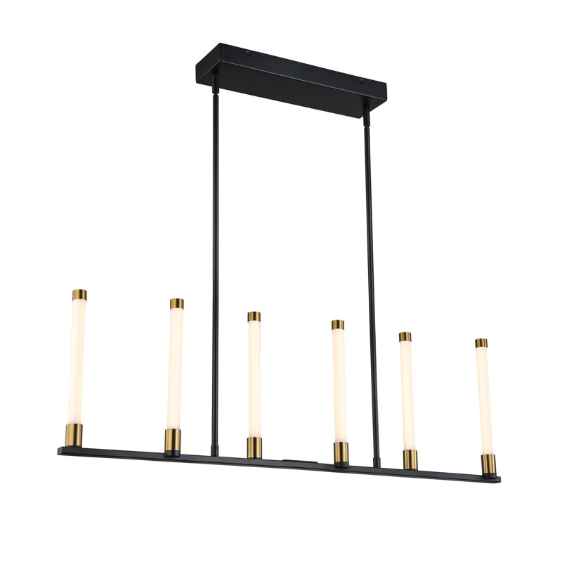 Lustre classique à 6 lumières de style bougie Infiniti