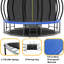 Trampoline de style roman avec barre d'équilibre et filet de clôture-98167746