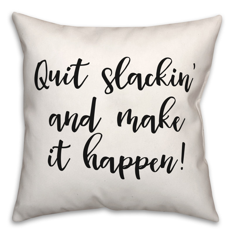 Coussin décoratif noir et blanc