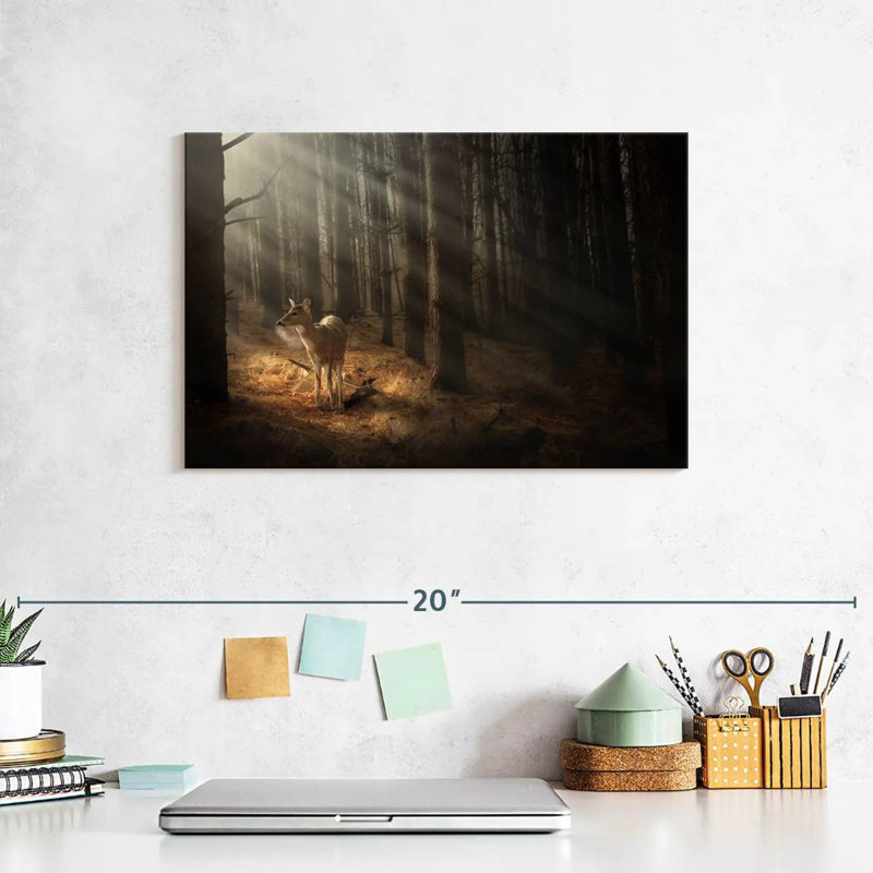 Brampt Forest Deer, 8" H x 12" W