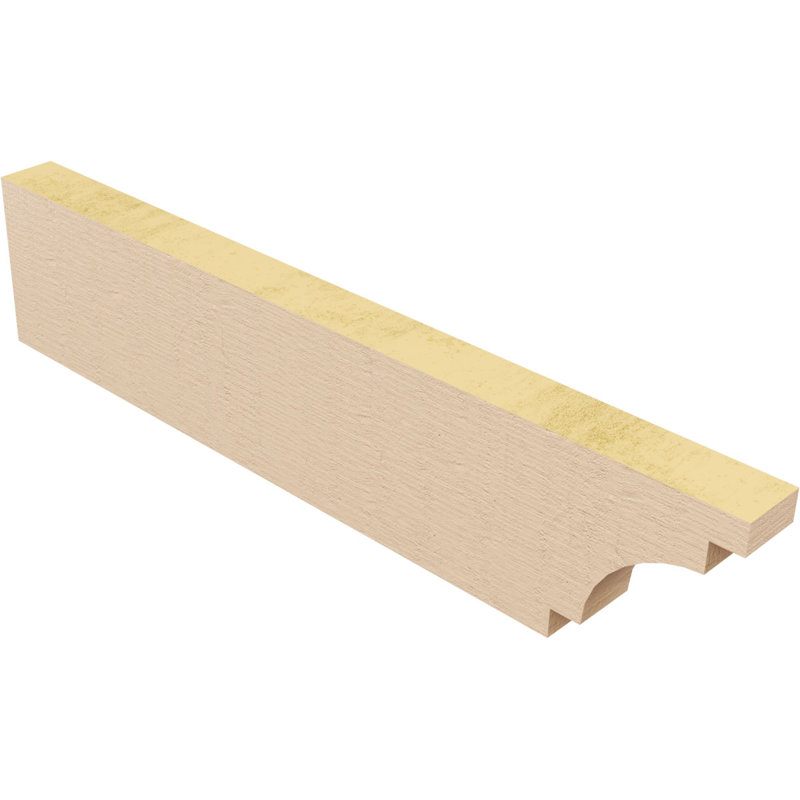 Bois de méditerranée TimberThane Ra partier, brun clair apprêté, H 6 po x l 28 po x P 2 po