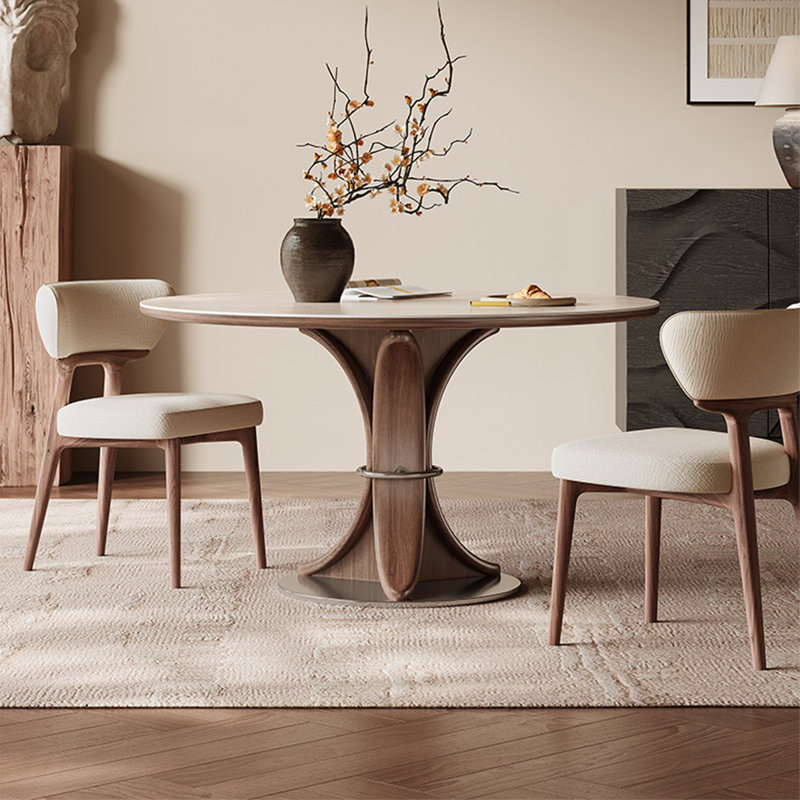 Table de salle à manger 47,24 po, H 29,53 po x l 47,24 po x P 47,24 po