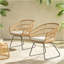 Chaise Terry 2 pièces avec 2 coussins