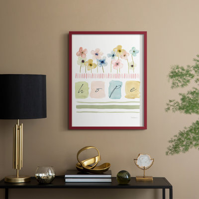 Hope Framed Print - Solid Wood