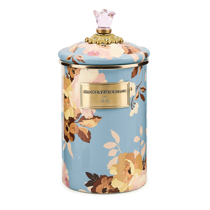 Wild Rose Canister, 64, Slate