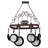 Bon Appetit Metal Handcrafted Round Hanging Pot Rack