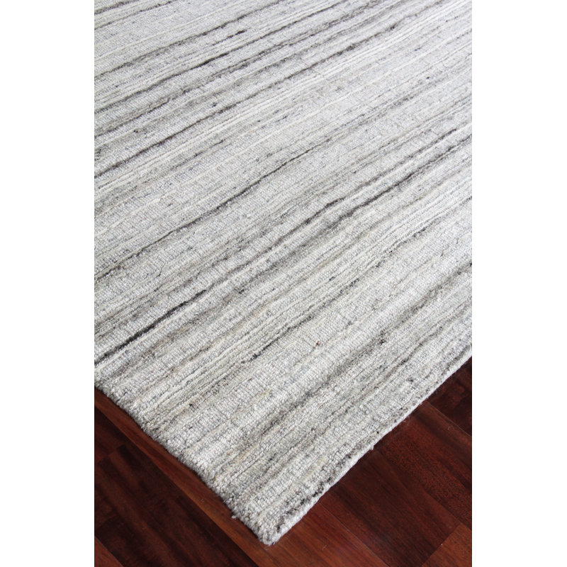 Organica Wool Striped Area Rug, Rectangle 6' x 9'