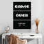 Panneau mural Kema Game Over Replay-108634055