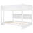 Bunk Bed With Storage Shelves And Usb Charging On Side-1006693272