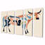 «Power in Motion», art mural 5 pièces-2129689726
