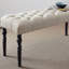 Banc de salle à manger capitonné en tissu-702316350