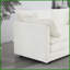 Canapé modulaire moderne en U en chenille blanc avec méridienne réversible et amp; Double repose-pieds - idéal pour le salon-2124168645