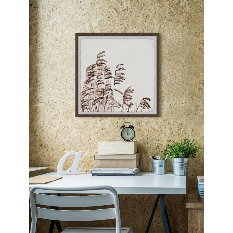 Swaying Leaves - Single Picture Frame Painting, 41 cm H x 41 cm W