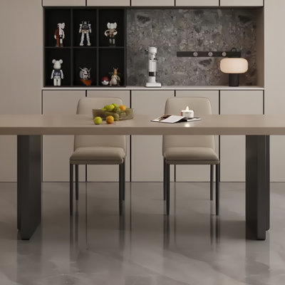 Thickened high-end dining table and chair