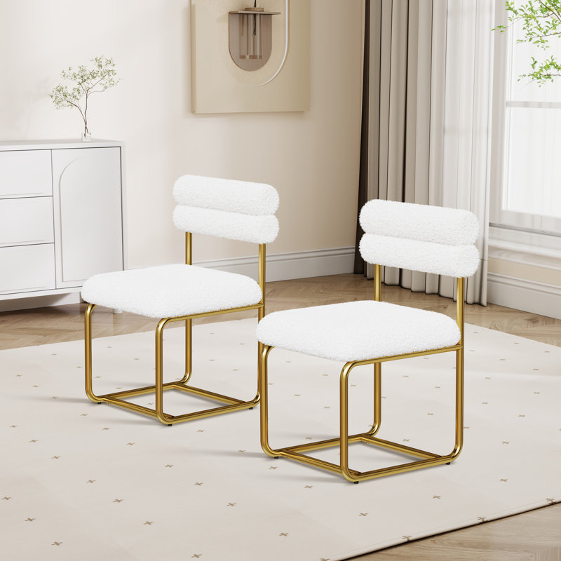 19. 48" Wide Upholstered Dining Chair
