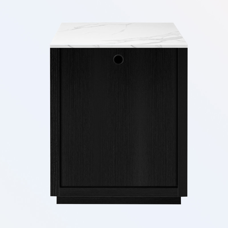 Dearing with Extendable Dining Table, Power Outlet
