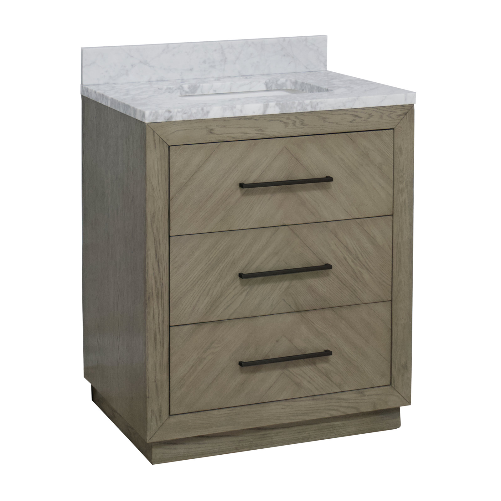 Rumalda 30'' Single Bathroom Vanity, Gray Oak