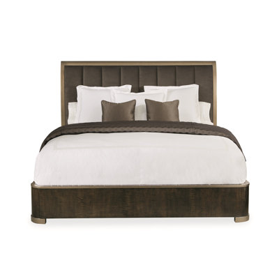 Caracole Classic Velvet Solid Wood Bed