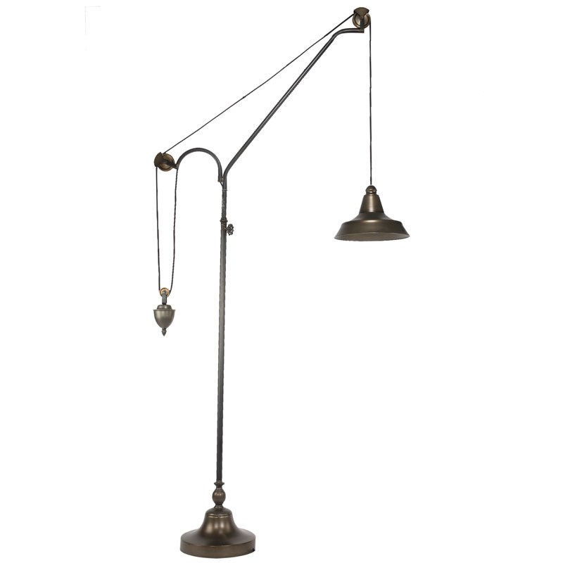 Engstrom 87'' Brown Task Floor Lamp