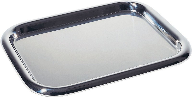 Alessi Stainless Steel Divided Serving Dish, 35cm W x 46cm D