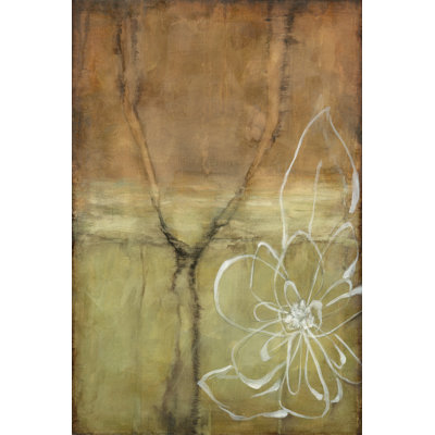 " Magnolia Silhouette II " by Jennifer Goldberger Painting Print
