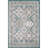 Shawna Tiled Southwestern Performance Blue Area Rug-306166289