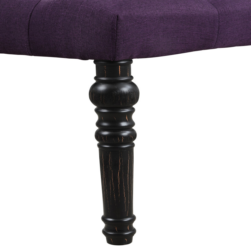 Banc rembourré Brookwood, Mauve