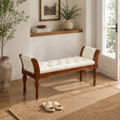 Banc touffeté avec coussin