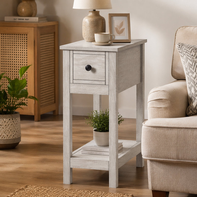 Table d'appoint polyvalente avec une fabrication durable et un design élégant pour n'importe quelle pièce