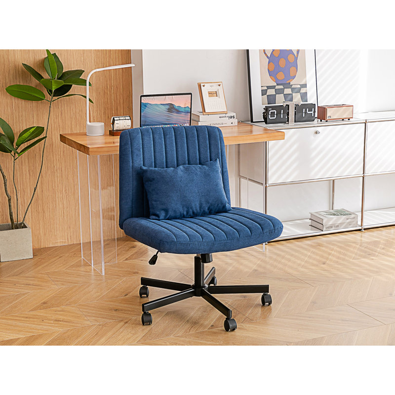 Chaise de bureau Modern, Lin lin, Bleu