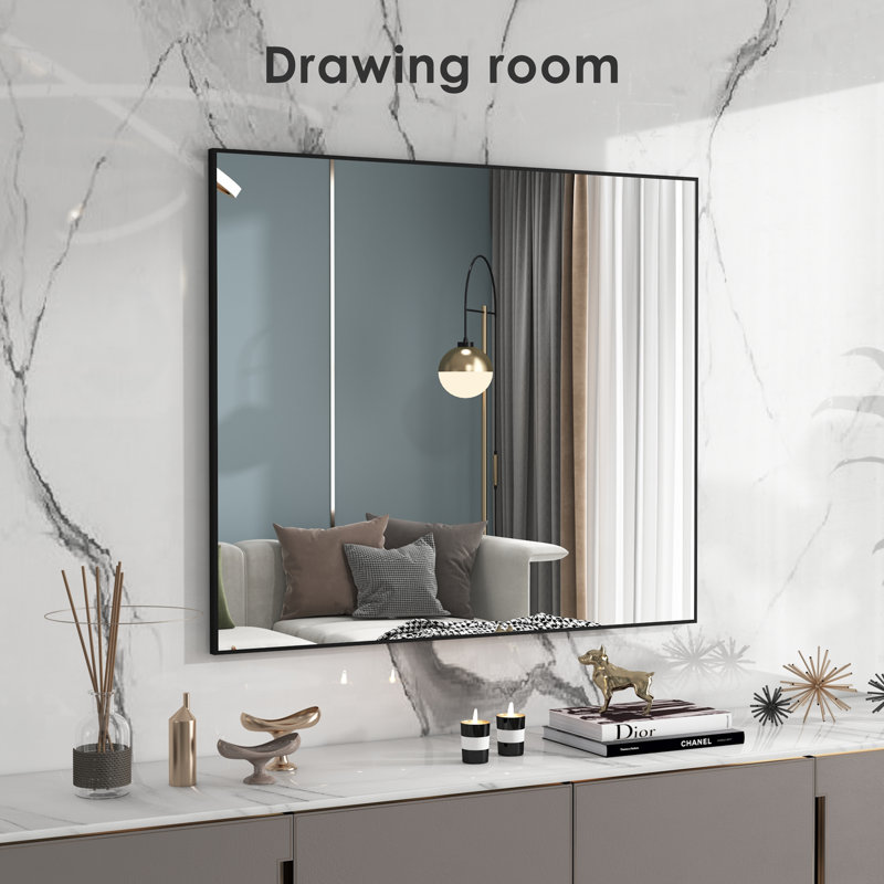 Lesamuel Wall Mounted Vanity Mirror - Aluminum Frame