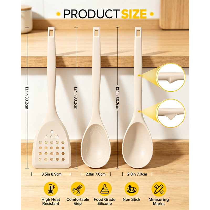 Skyicei L 4 Utensil Set