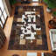 Tapis tricolore en cuir de vache patchwork_3 x 5 pi-1831480759